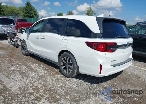 2025 Honda Odyssey Exl z USA, uszkodzony, nr VIN 5FNRL6H60SB000871